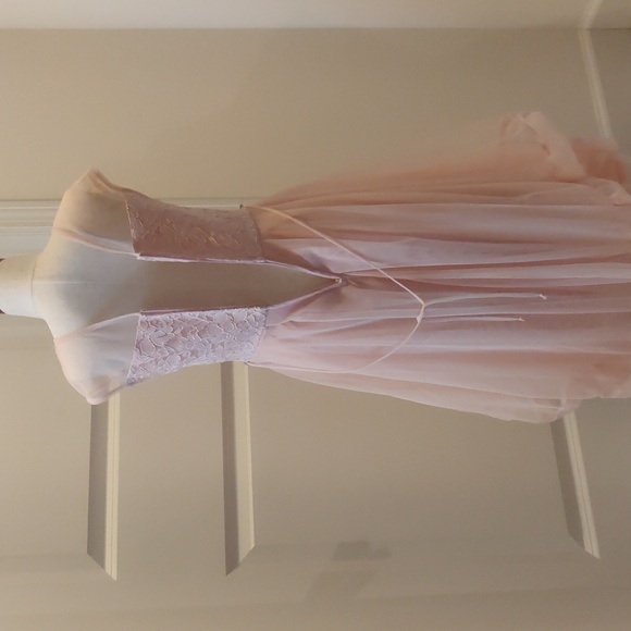 Speechless kids, Big Girls, hi-lo, Glitter Lace Illusion-Neck Dress sz 10 - Picture 6 of 12